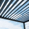 Zestaw Pergola ogrodowa tarasowa aluminiowa NORDVIC Skyline 3 x 4 m Antracyt + Żaluzja 123cm